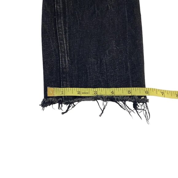 Abercrombie & Fitch Distressed Ultra High Rise Mom Jean Women's Size 0S-W25 - Picture 9 of 10